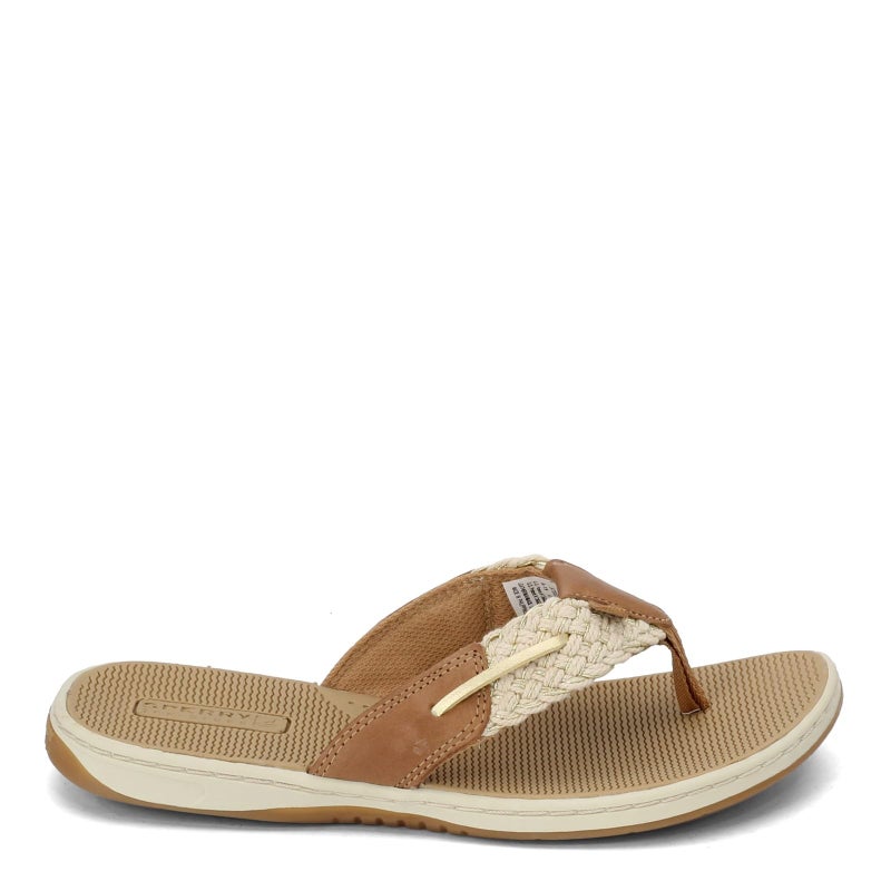 Sperry Women's Parrotfish Flip-Flop, Sahara/Gold, 10 - Image 2